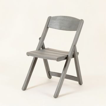 Cedar Canyon Folding Outdoor Chair - Gray (synthetic illustration; no displayed measurements)