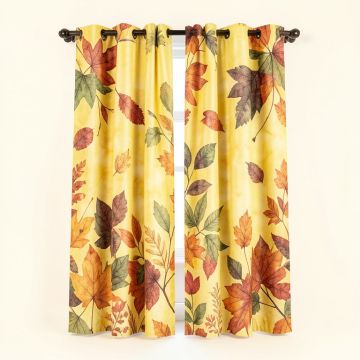 Ambesonne Watercolor Curtains (synthetic illustration; no displayed measurements)