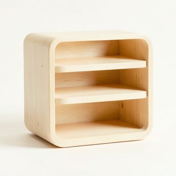 Harbor Arc Empty Mug-Storage Cabinet Insert - Ivory (synthetic illustration; no displayed measurements)
