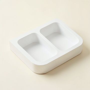 Juniper Bend Empty Pantry Drawer Organizer Insert - White (synthetic illustration; no displayed measurements)