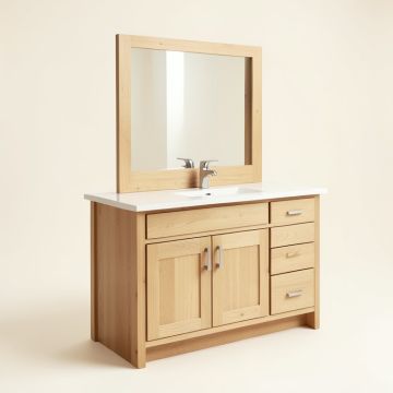 Binne 48 '' Single Bathroom Vanity Set (synthetic illustration; no displayed measurements)