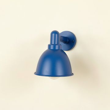 Harbor Dale Wall Sconce Mounted On A Plain Wall - Blue (synthetic illustration; no displayed measurements)