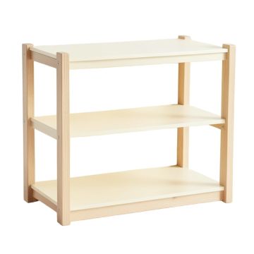 Rowan Brook Empty Seed-Starting Shelving Unit Without Lights - Cream
