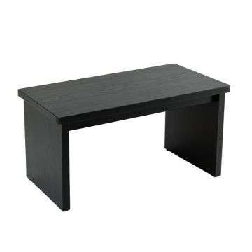 River Field Desktop Monitor Riser - Black
