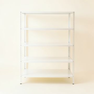 Maple Canyon Empty Seed-Starting Shelving Unit Without Lights - White (synthetic illustration; no displayed measurements)