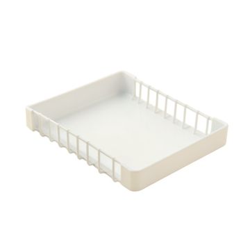 Maple Field Empty Under-Desk Cable Tray - White