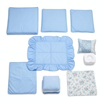 Amey Woodland Eight-Piece Nursery Decor Set (synthetic illustration; no displayed measurements)