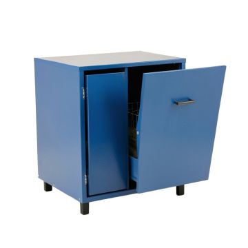 Dawn Branch Freestanding Pull-Out Hamper Cabinet - Blue