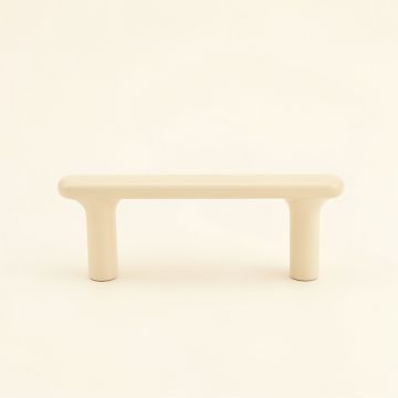 Dawn Bend Cabinet Handle Without Packaging - Ivory (synthetic illustration; no displayed measurements)