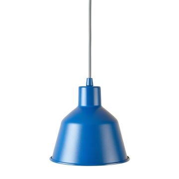 Briar Crest Pendant Light Suspended From One Plain Cable - Blue (synthetic illustration; no displayed measurements)