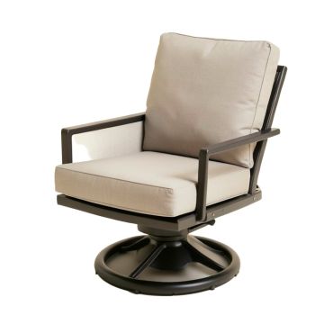 Billie-Anne Outdoor Swivel Patio Chair With Cushions