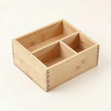 Clay Bluff Empty Coffee-Station Organizer - Beige (synthetic illustration; no displayed measurements)