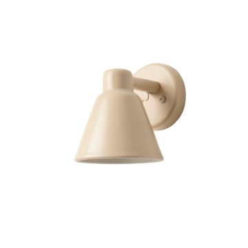 Hill Bridge Wall Sconce Mounted On A Plain Wall - Beige