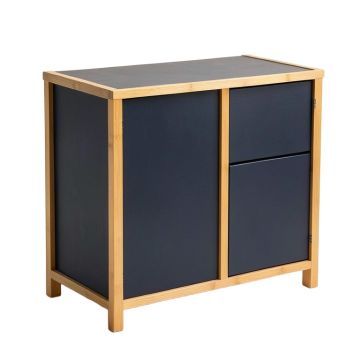 Olive Arc Freestanding Laundry Folding Counter - Navy