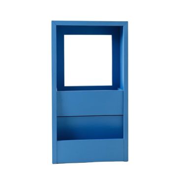 Maple Crest Empty Vertical Garden Frame - Blue