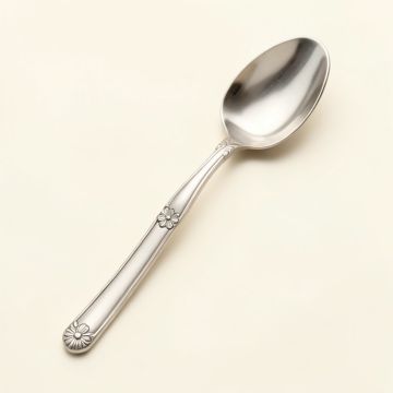 Arche Of Bees Pewter Daisy And Bee Teaspoon (synthetic illustration; no displayed measurements)
