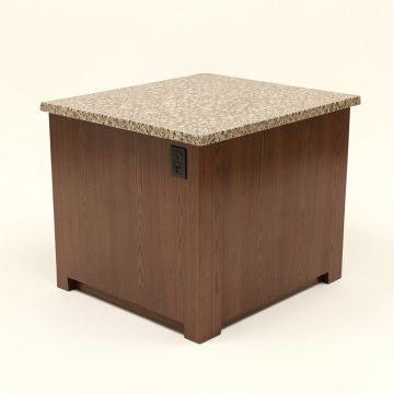 Cordova Kitchen Island With Granite (synthetic illustration; no displayed measurements)