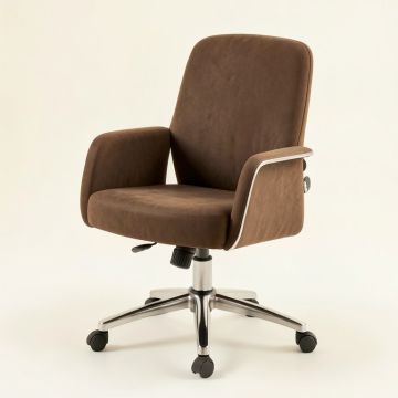 Fashion Casual Lift Chair Office Work Chair Beauty Salon Chair Brown (synthetic illustration; no displayed measurements)
