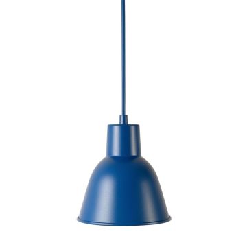 Bay Canyon Pendant Light Suspended From One Plain Cable - Blue