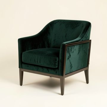 Carlene 32 '' Wide Velvet Armchair (synthetic illustration; no displayed measurements)