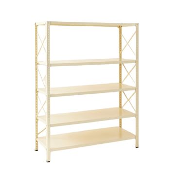 Meadow Brook Empty Seed-Starting Shelving Unit Without Lights - Ivory