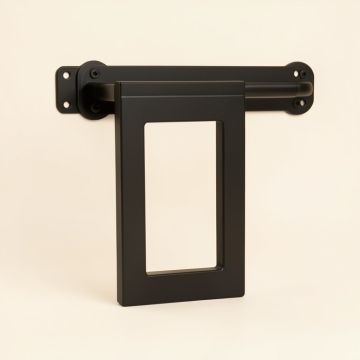 Non-Bypass Standard Single Track Barn Door Hardware Kit (synthetic illustration; no displayed measurements)