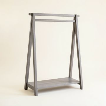 Flint Bridge Empty Garment Rack - Gray (synthetic illustration; no displayed measurements)