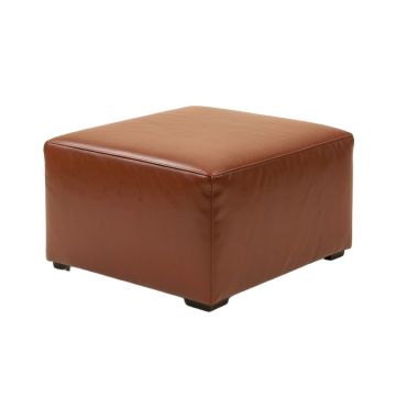 Denali 51.18 '' Wide Faux Leather Rectangle Storage Ottoman