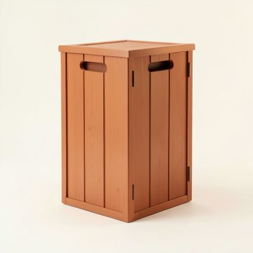 Summit Bend Closed Outdoor Storage Box - Terracotta (synthetic illustration; no displayed measurements)