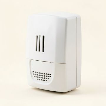Photoelectric Smoke And Fire Alarm (synthetic illustration; no displayed measurements)