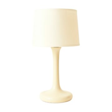 Bay Dale Table Lamp With A Plain Fabric Shade - Cream
