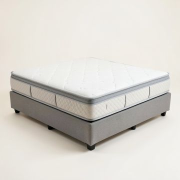 Duncan 11 '' Medium Hybrid Mattress With Pillows And Protective Covers (synthetic illustration; no displayed measurements)