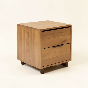 Norcroft End Table With Storage (synthetic illustration; no displayed measurements)
