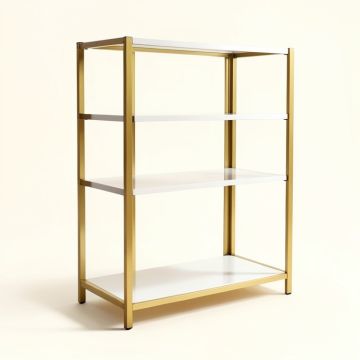 Ellert 70.7 '' H X 47.24 '' W Metal Etagere Bookcase (synthetic illustration; no displayed measurements)