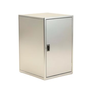 72 '' H X 30 '' W X 21 '' D Platinum Metallic Indoor Storage Locker