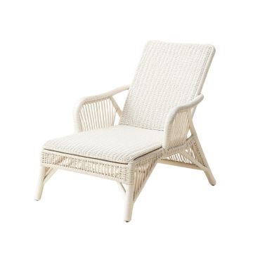 Cedar Bridge Outdoor Lounge Chair - White