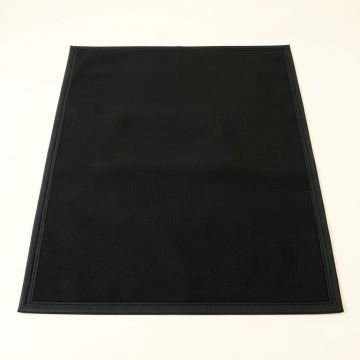 Flint Canyon Rectangular Outdoor Rug - Black (synthetic illustration; no displayed measurements)