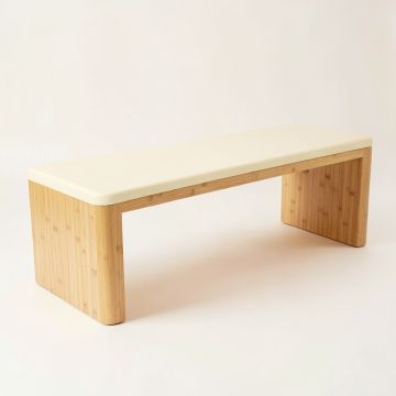 Briar Dale Indoor Bench - Cream (synthetic illustration; no displayed measurements)