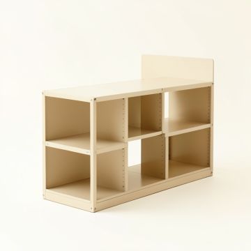 Rowan Bluff Desktop Shelving Unit - Beige (synthetic illustration; no displayed measurements)