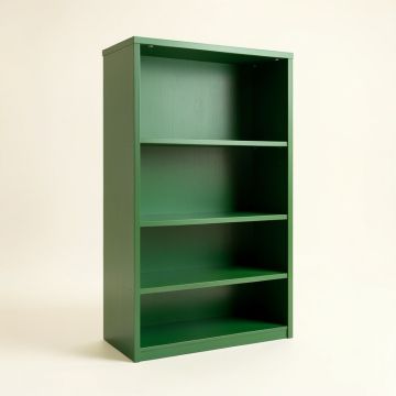 Bay Bend Freestanding Bookcase - Green (synthetic illustration; no displayed measurements)