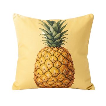 Astoria Pineapple Decorative Cotton Lumbar Pillow