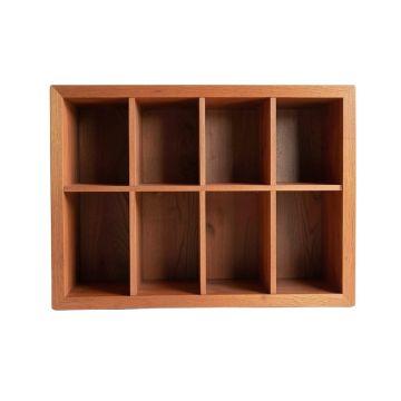 Cliff Branch Empty Mug-Storage Cabinet Insert - Terracotta