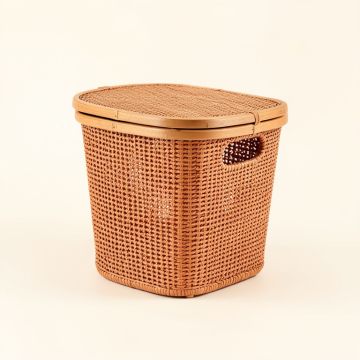 Hazel Bluff Laundry Hamper - Terracotta (synthetic illustration; no displayed measurements)
