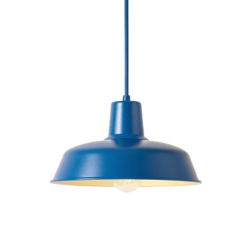 Juniper Crest Pendant Light Suspended From One Plain Cable - Blue (synthetic illustration; no displayed measurements)