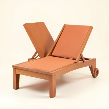 Aspen Crossing Outdoor Lounge Chair - Terracotta (synthetic illustration; no displayed measurements)