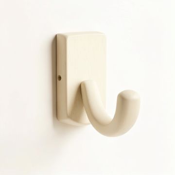 Heath Brook Wall-Mounted Robe Hook - Cream (synthetic illustration; no displayed measurements)
