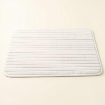 Slate Canyon Bath Mat - White (synthetic illustration; no displayed measurements)
