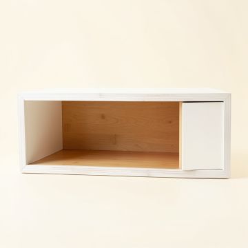 Sage Bend Shoe Storage Bench - White (synthetic illustration; no displayed measurements)
