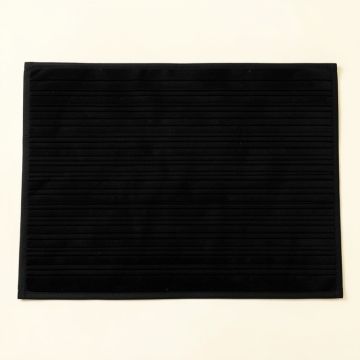 Lake Crest Bath Mat - Black (synthetic illustration; no displayed measurements)