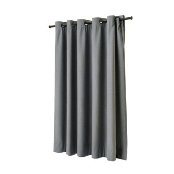 Chahna Solid Blackout Thermal Grommet Single Curtain Panel